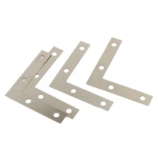 50mm x 50mm Angle Brackets Corner Braces L Shape Mending Repair Plates 4PCS