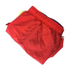 Under Armour Youth Athletic Shorts Large Loose Fit Heat Gear Purple Coral Yellow