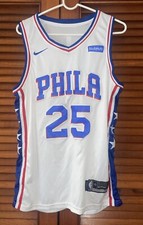 Ben Simmons 25 Philadelphia 76ers Nike Connect Swingman NBA Jersey Size 48