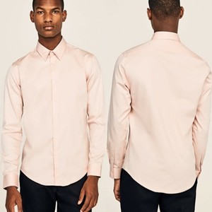 zara pink button dress