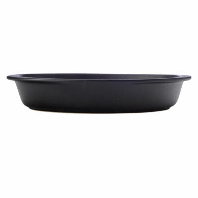 Maxwell & Williams Caviar Black Auflaufform, Premium-Keramik, Schwarz, 35x21 cm