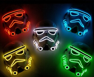 REINDEAR Costume Star Wars LED Light up Eye Mask