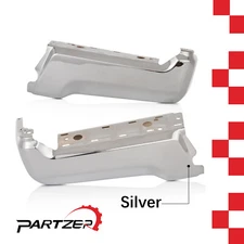 For 2017-2022 Ford F250 F350 Super Duty W/o Park Pair of Rear Bumper Face Bars