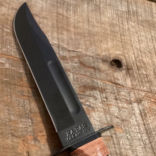 Ka-Bar Single Mark Fixed-Blade Knife 7" 1095 Cro-Van Carbon Steel Blade (READ) - Picture 6 of 8