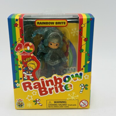 Rainbow Brite Holiday Rare Chase Blue Translucent Glitter Mini Figure CheeBee