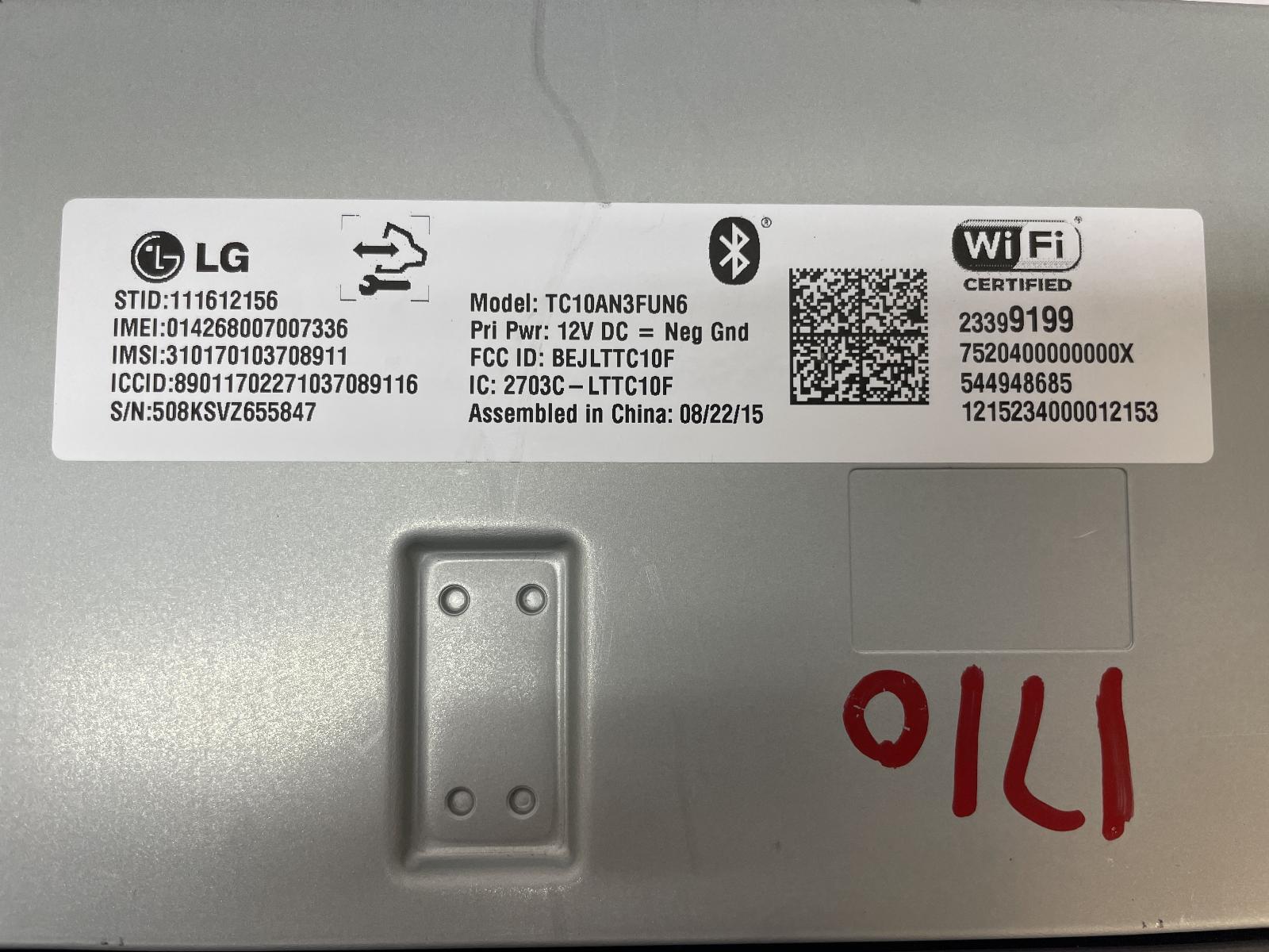 16 GMC Yukon XL Communication Control Module 23399199 for sale 