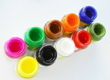 10 Fabric Paint Set Textile Clothes T Shirt Paints Paint Permanent 15ml Bottles
