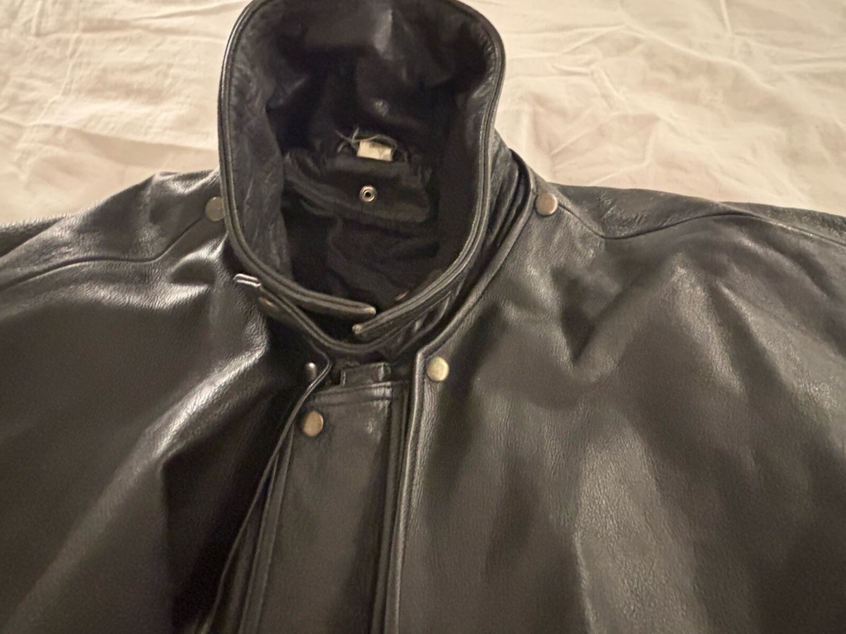 1970's～ デロング ウールスタジャン レザー MADE IN USA CSC SPORTSWEAR】高級感オールレザー スタジャン 90s ビンテージ