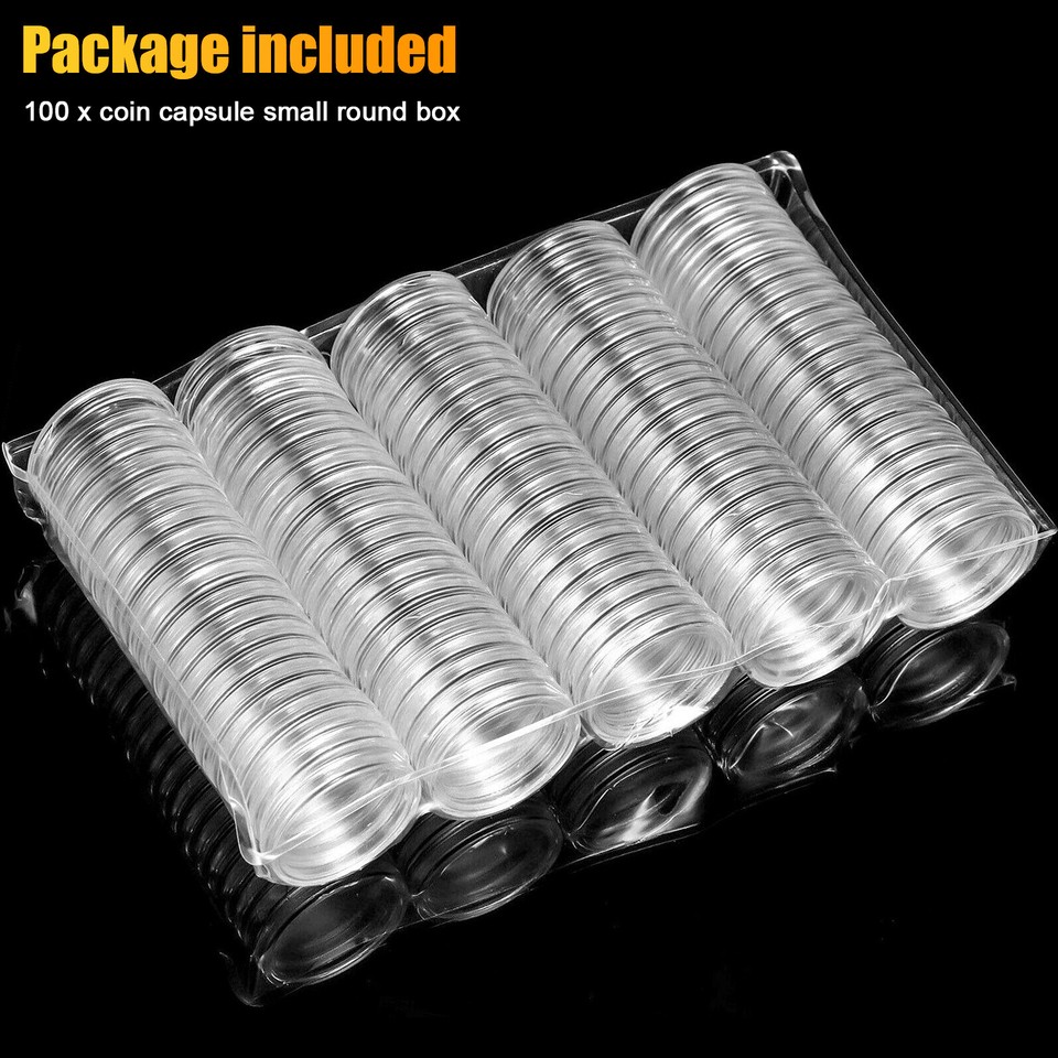 Set di 10 capsule per monete da 1 oz. Britannia argento o 1 oz. 10