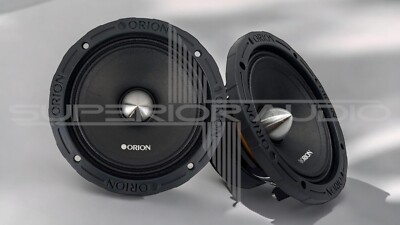 ORION XTX654 High Efficiency 6.5'' Mid-Range Bullet, 1400W Max 350W RMS (2 Piece)