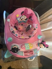 Adjustable Disney Baby Minnie Mouse Walker With Activity Station - 11525