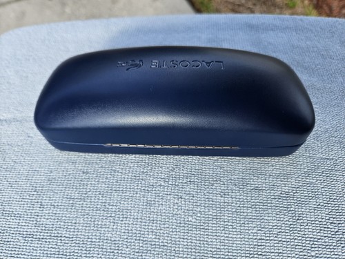 LACOSTE Dark Blue Sunglasses Eyeglasses Hard Shell Case, FREE SHIPPING - Picture 3 of 3