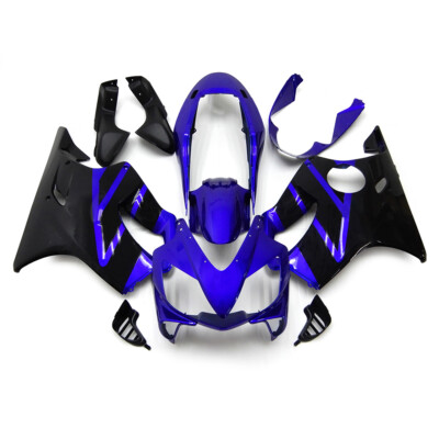 Blue Black Fairing Kit for Honda CBR600F4i 2004-2007 05 06 07 Injection Bodywork