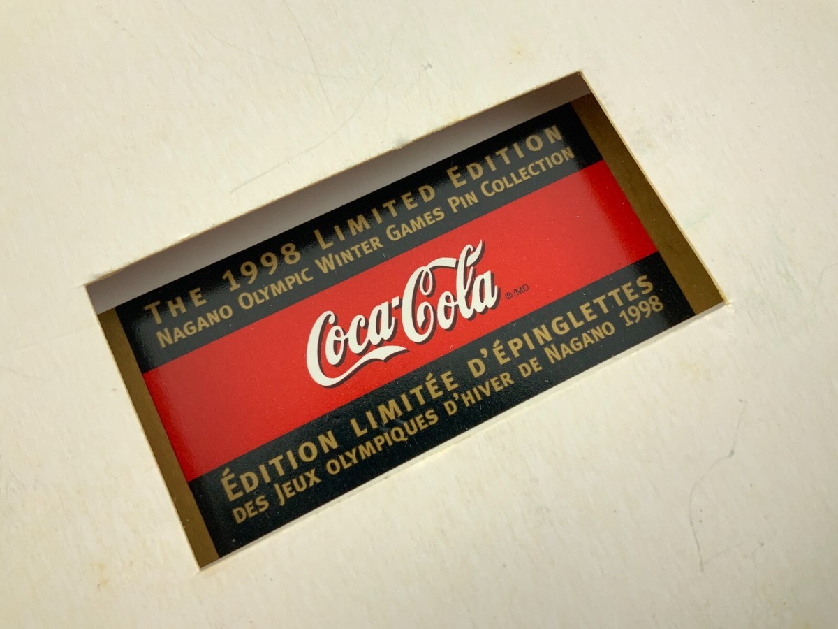 1998 Nagano Olympic Winter Games Pin Collection CocaCola 6 Pins