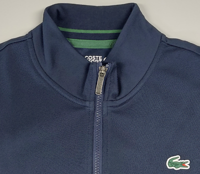 Lacoste Stretch Zip-Up Jacket Men's Tennis Jacket Sports Top Lacoste Stretch Zip-Up Jacket Men's Tennis Jacket Sports Top