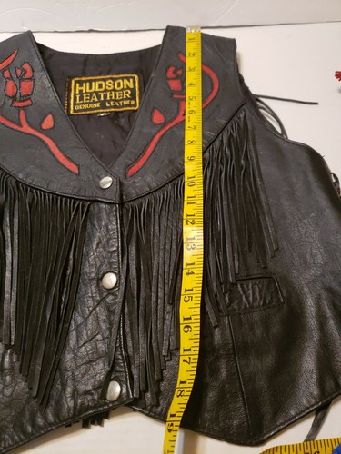 hudson leather vest