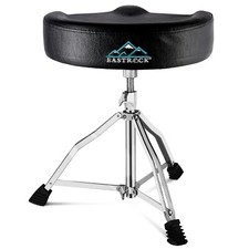EASTROCK Drum Throne Adjustable Height, Drum Stools Rotatable Padded Motorcyc...