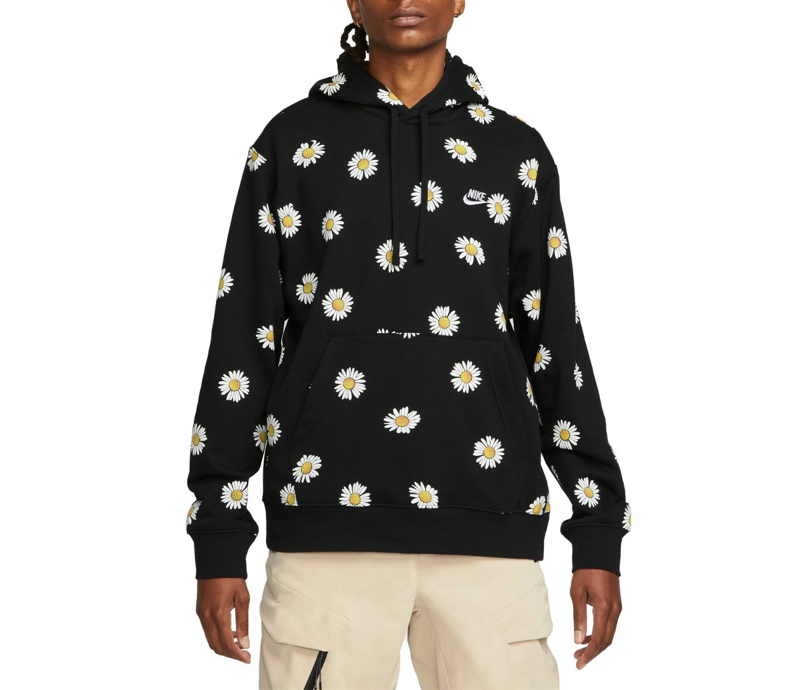 Nike Sportswear Essentials Aop French Terry Pullover Hoodie Men's Top  DM6908-010 | eBay