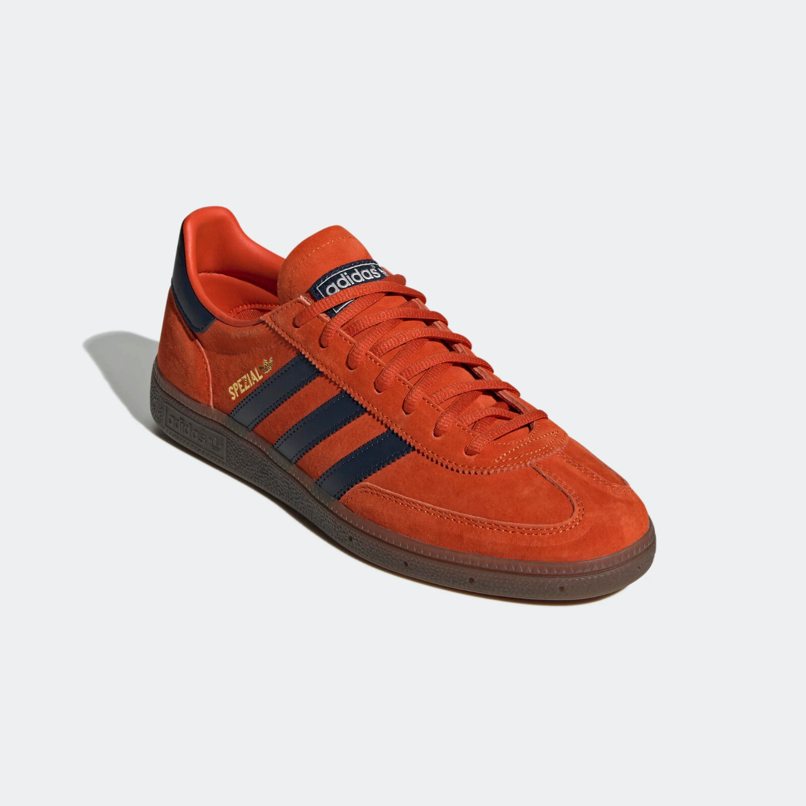 Adidas Handball Spezial Trainers Orange Navy Gum Authentic Brand New | eBay