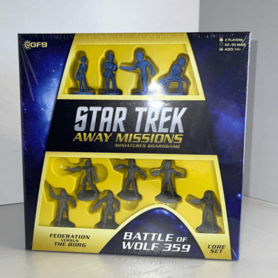 Star Trek Away Missions Federation VS Borg - Battle of Wolf 359 + Expansions NEW