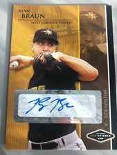 Ryan Braun RC 2005 Justifiable Minors Preview Black Certified Autograph #19/25
