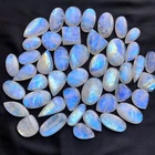 AA++ Natural Rainbow Moonstone Mix Shape Cabochon Loose Gemstone Wholesale Lot