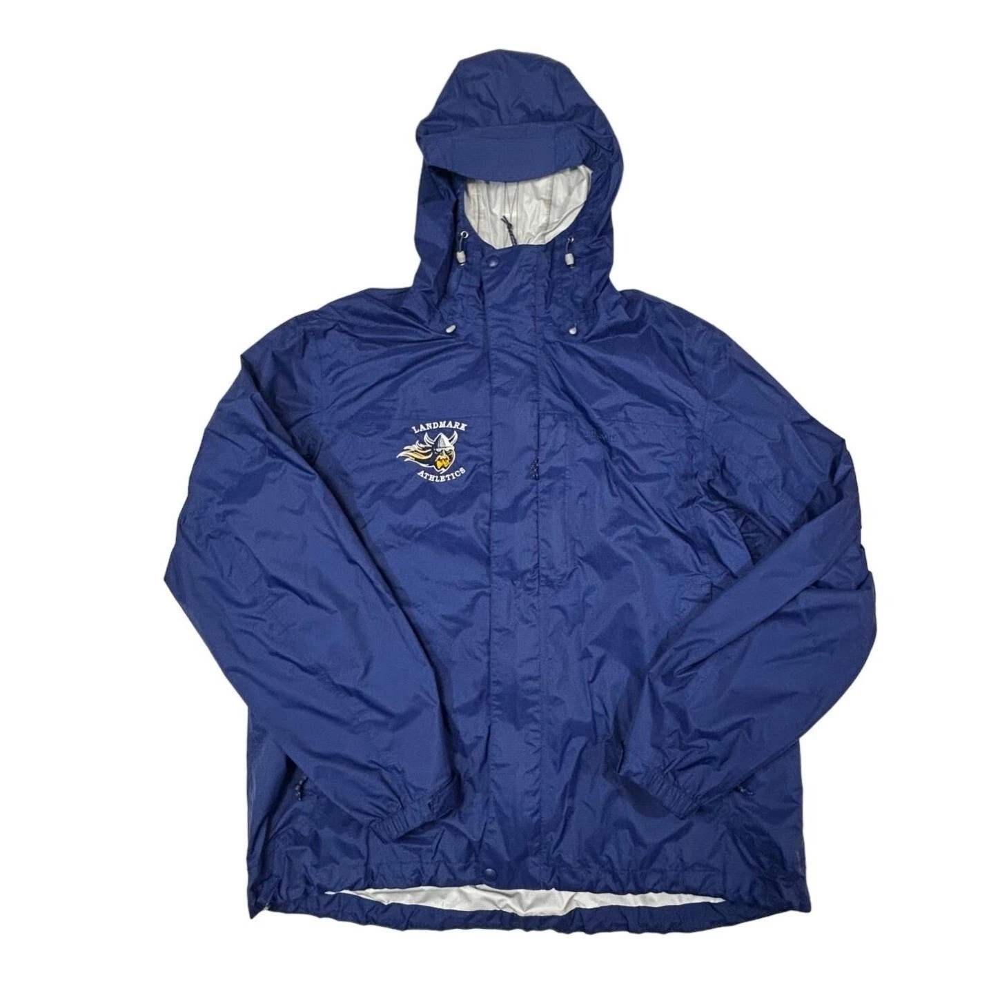 L.L. Bean Men's Windbreaker Jacket Full Zip Adjustable Hat / Size XL