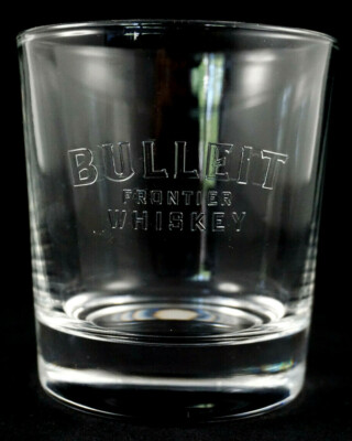 Bulleit Whisky Whiskey Glas Tumbler Shortdrinkglas 2cl Klar Bar Kneipe NEU  