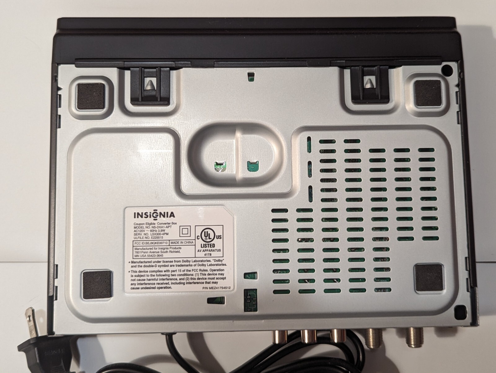 Insignia NSDXA1APT Digital to Analog Converter Box DTV Tuner w