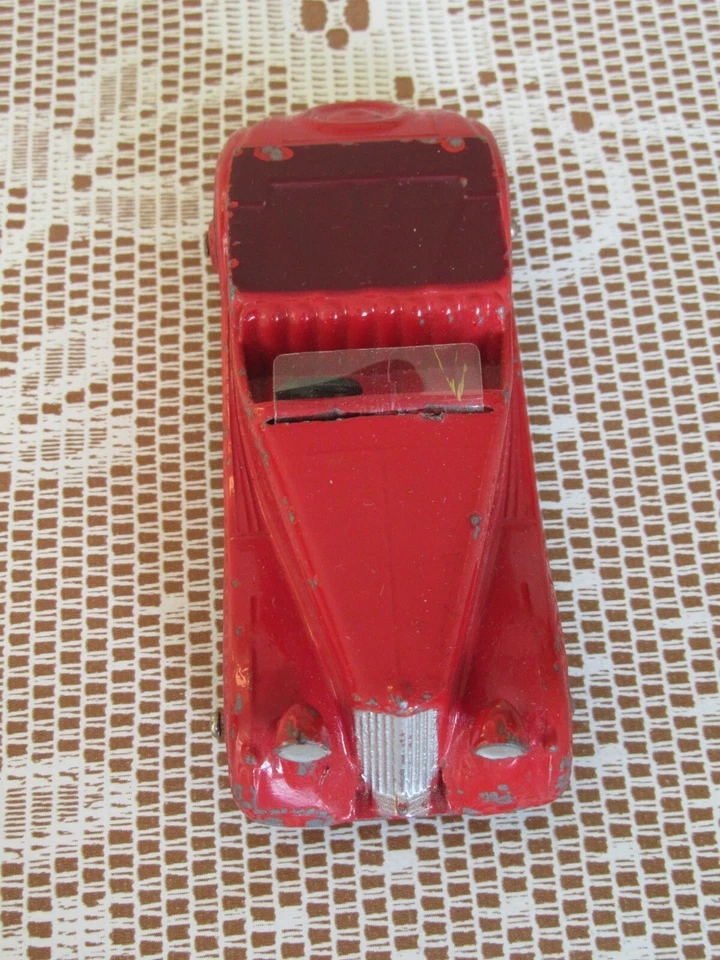949Z Vintage 1946 Dinky 38B England Sunbeam Talbot SPORTS Car Red 1:43 Meccano - Image 3 of 4