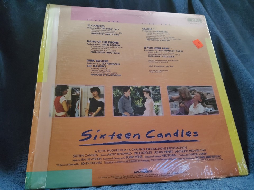 16 candles soundtrack Mint Condition! eBay