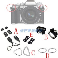 New Camera Strap Metal Triangle Ring Buckle Rubber Conversion Strap Buckle Ring