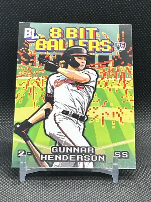 2023 Topps Big League 8 Bit Ballers Gunnar Henderson Rookie Card #8B-9 Orioles