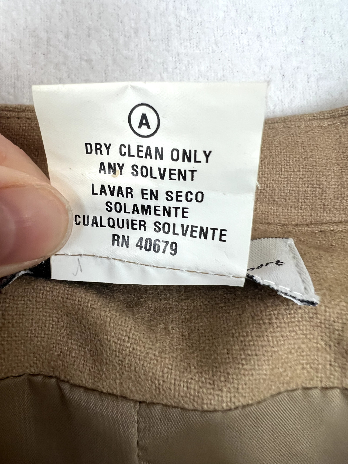 Harve Benard Sport Womens Vest Full Zipper Pocket Tan Wool Blend 10 Capsule