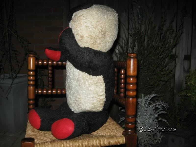 Antique 1940s UK Heavy Jumbo Panda Bear With Growler 30 Inch | eBay