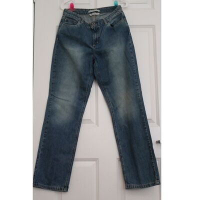 Tommy Hilfiger Classic Fit 100% Cotton Med Blue Denim Women s jeans Size 8S