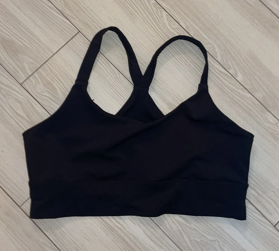 Спортивный бюстгальтер Natori 7583293 Impulse Racerback без подкладки женский WF XLarge черный - Изображение 2 из 4