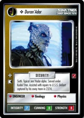 Star Trek: Duran'Adar [Ungraded] Blaze of Glory STCCG Decipher 1E