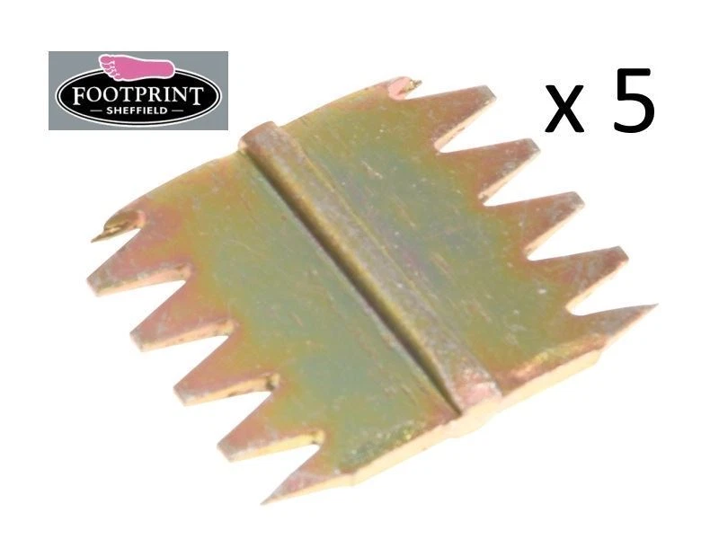 5 x Footprint Tools Scutch Chisel Combs 25mm 1" Wide Sheffield UK