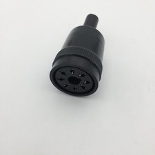 power connector female socket socket octal 8 pin hamradio receiver CB large hole 