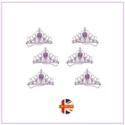 TIARAS WITH ELASTIC BACKS ~ PARTIES ~ FANCY DRESS ~ GIRLS PARTY BAG FILLERS