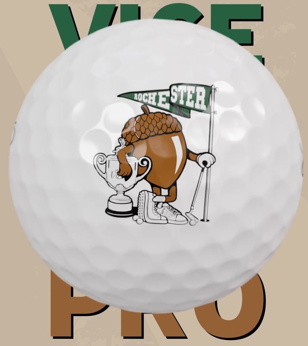 2023 PGA Championship Logo Golf Ball Vice Rochester Go Nutz Oak Hill eBay