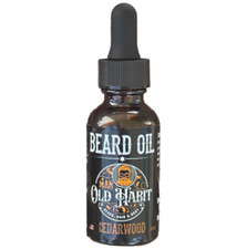 All Natural Premium Beard Oil Cedar Wood Scent All Skin Types 1oz Moisturizer