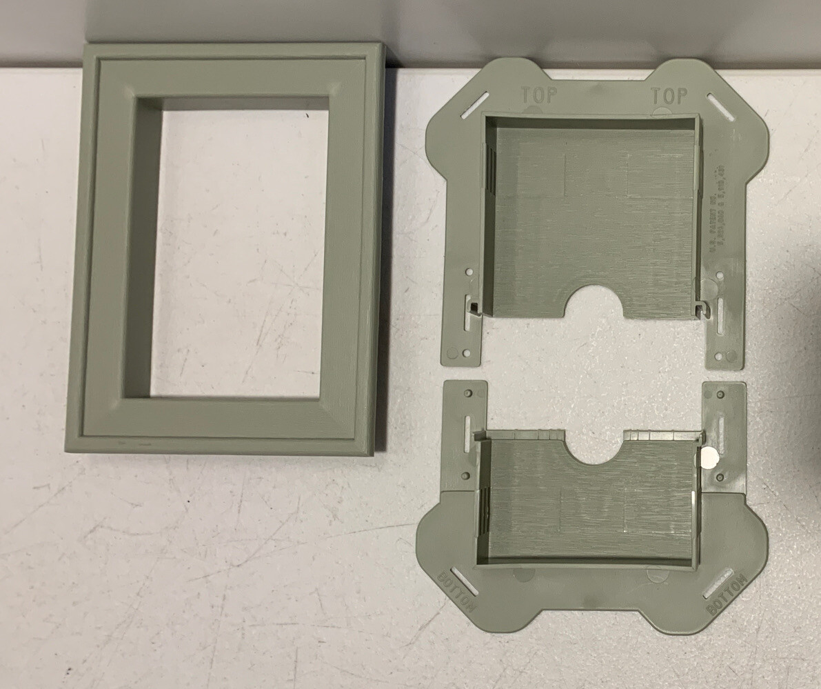 Cypress Green Hose Bib Split Recess JBlock Mounting Vinyl Siding 3/4