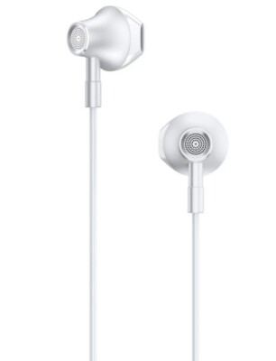 Lenovo HF140 Half In-Ear Earphone weiß In-Ear Kopfhörer Musik wired Headset