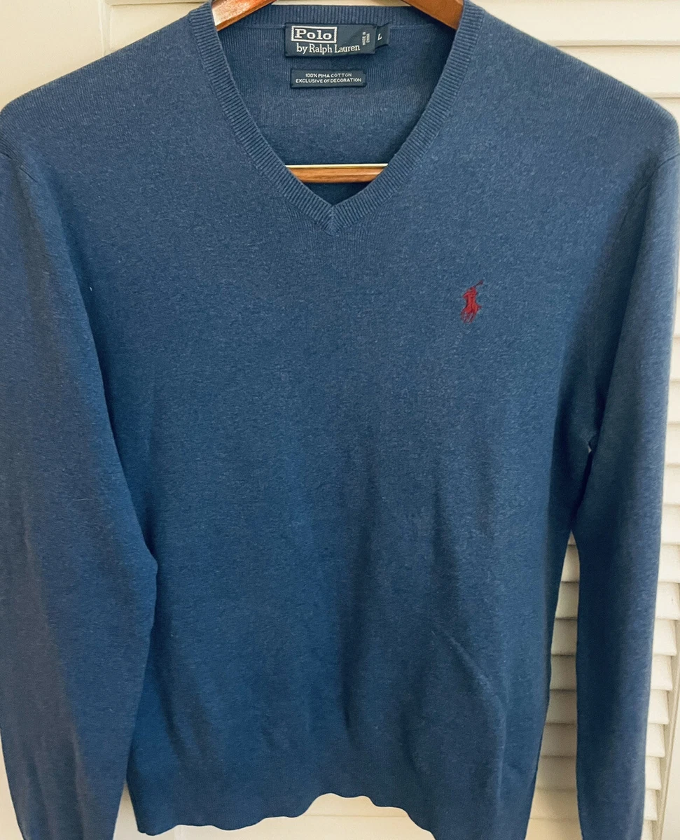 Polo pima shop cotton sweater