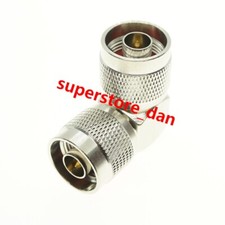 1Pcs N male to N male plug right angle in series RF adapter connector