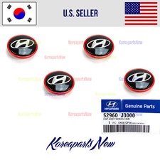 18 Aluminium Wheel Hub Center Caps 4 Pcs 52960j3000 Fits Veloster 2019-2021