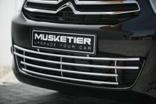 Edelstahlgrill Frontgrill Kühlergrill Citroen C-Elysee Edelstahl verchromt NEU