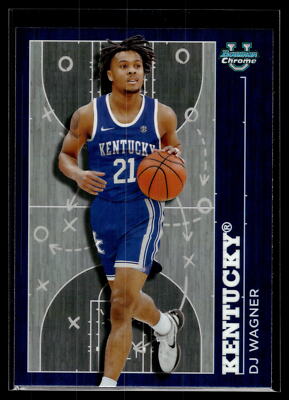 DJ Wagner 2023-24 Bowman University Chrome Card #PP-2